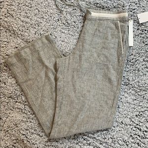 Caslon Wide leg linen pants NWT
